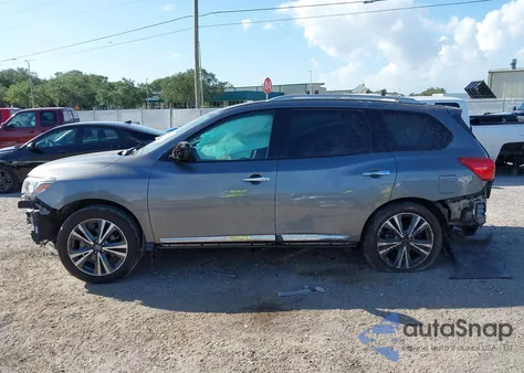 2020 Nissan Pathfinder Platinum 2Wd из США, поврежденный, VIN 5N1DR2DN4LC577640